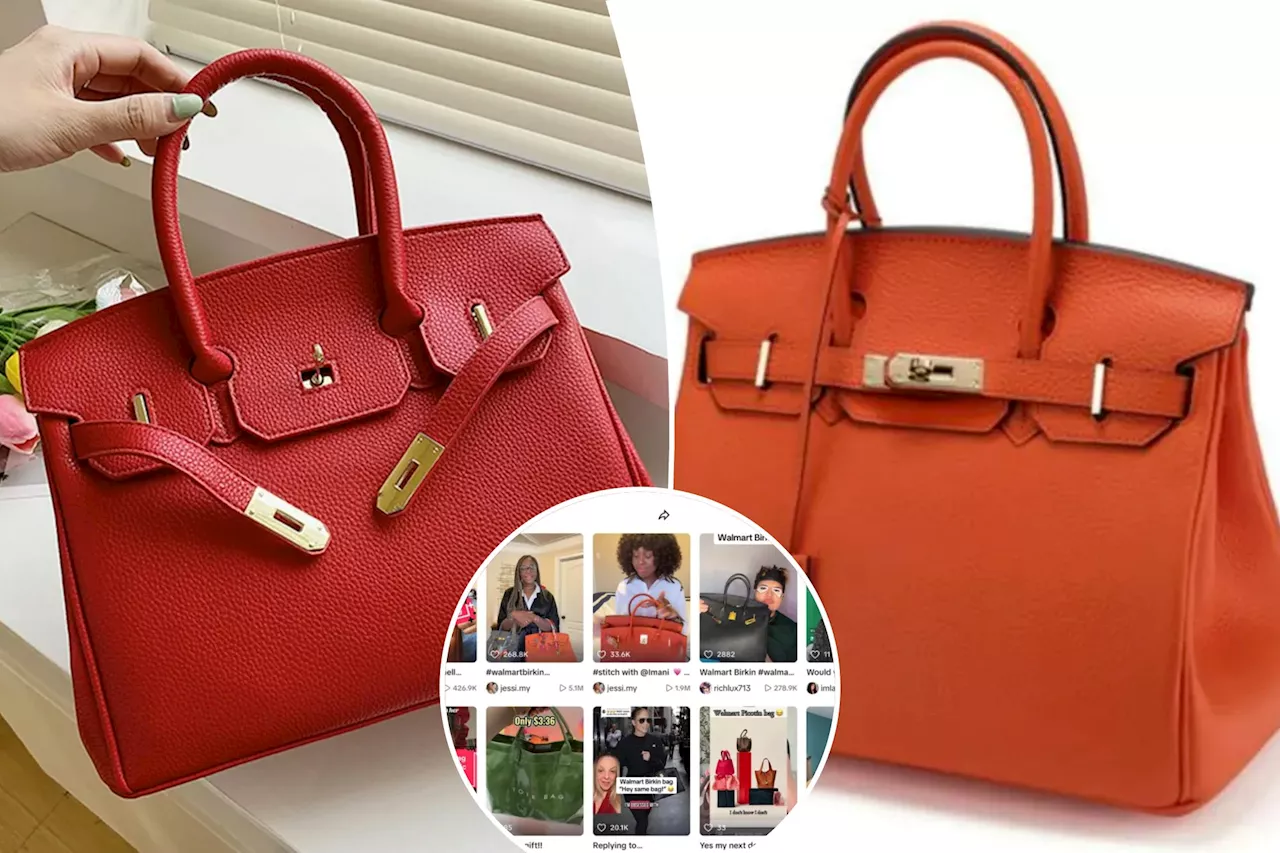 Walmart's $78 Hermès Birkin dupe is the fashion world's hottest new handbag — and luxury lovers are fuming