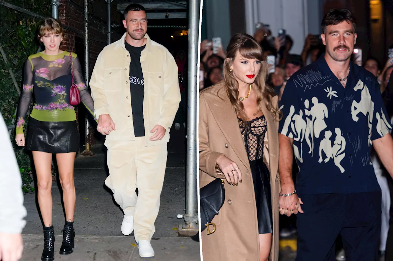 Taylor Swift and Travis Kelce hold hands during New York City date night amid holiday season