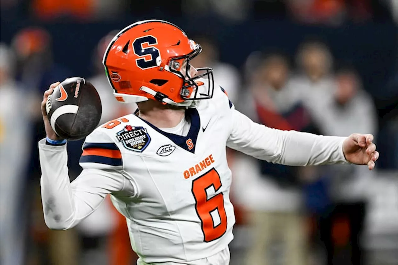 McCord Breaks Passing Record, Leads Syracuse to Holiday Bowl Win