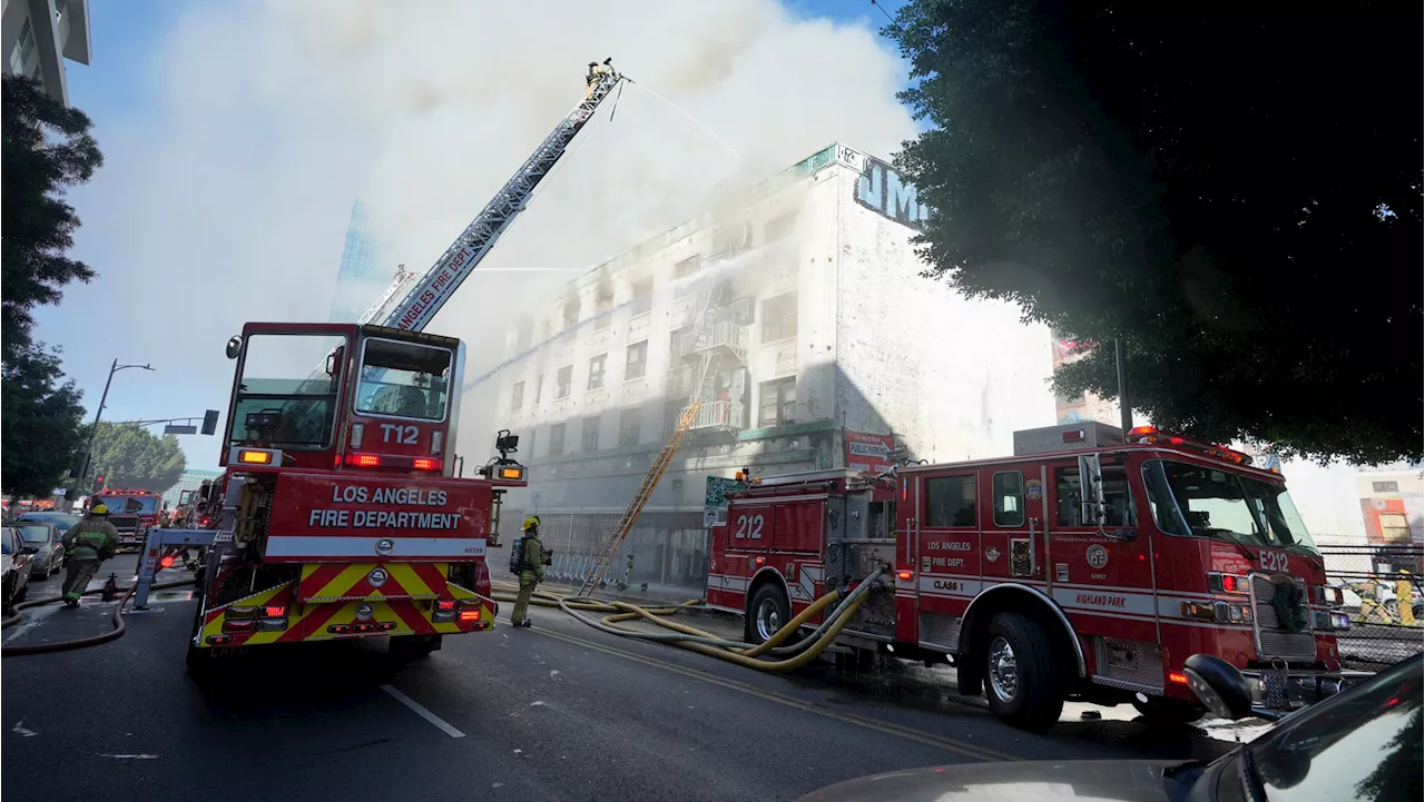 Morrison Hotel, Inspiration for the Doors' Album, Damaged in Fire