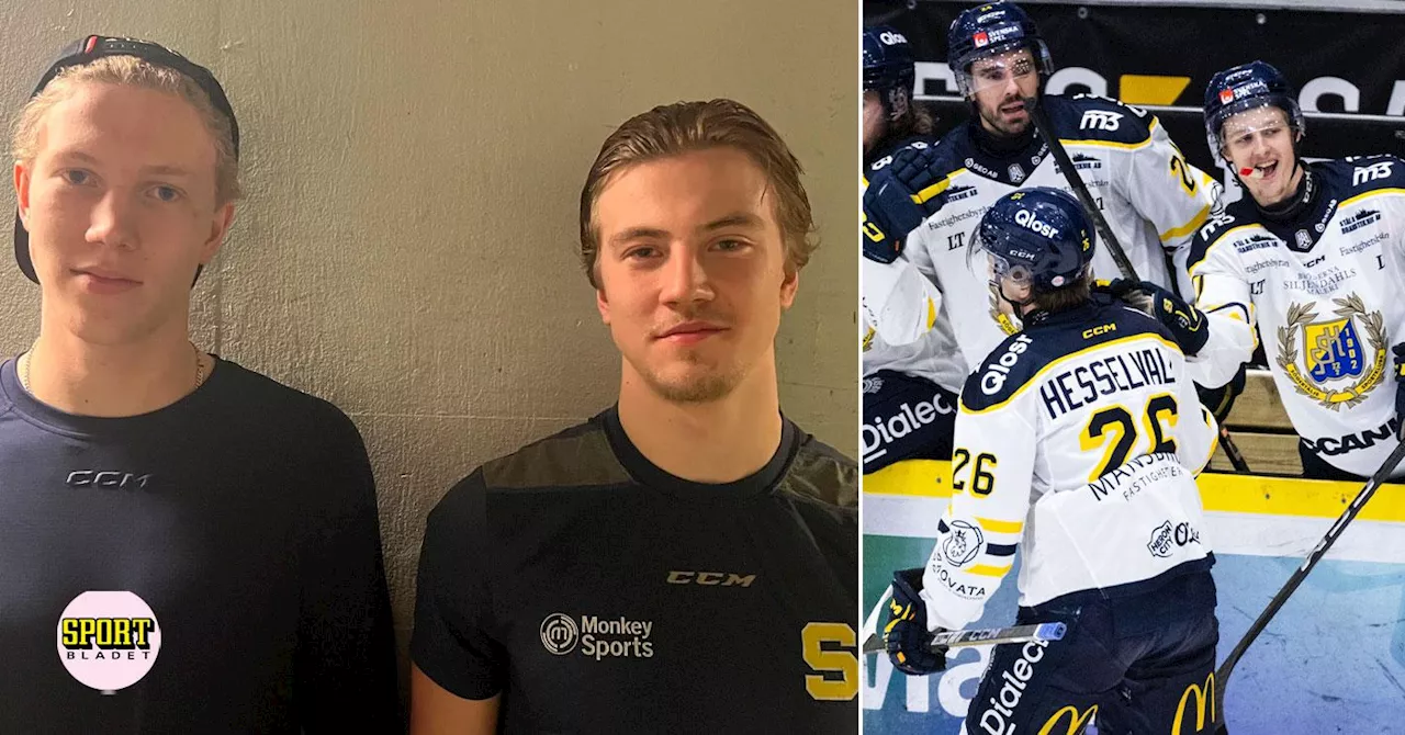 Bröderna Hasselvall gör mål i hockeyallsvenskan