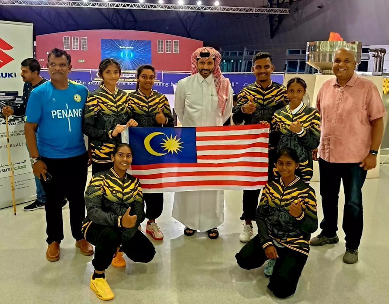 Malaysia Clinches Gold at Asian Open Silambam Championship