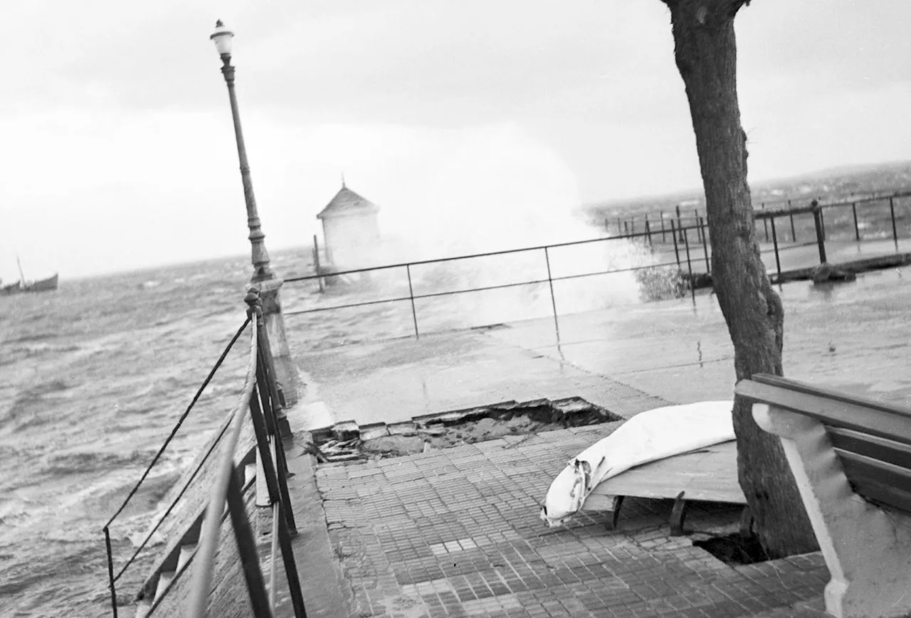 Tempête hivernale dévastatrice sur le littoral Atlantique en 1951