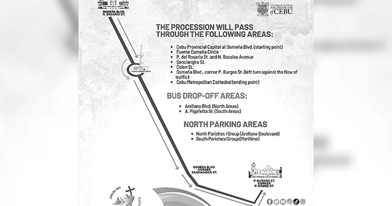 Road Closure for Jubilee Year 2025 Procession in Cebu City