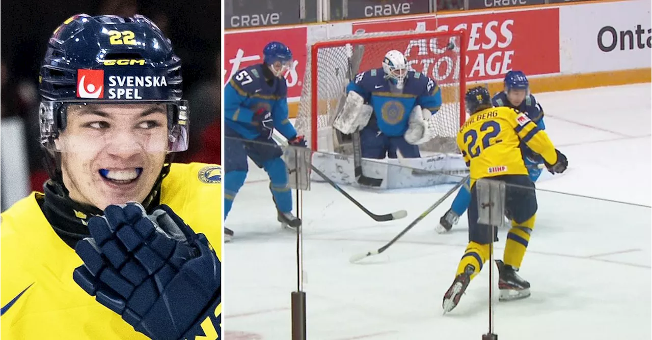 Ishockey: Sverige krossade Kazakstan efter bländande första period