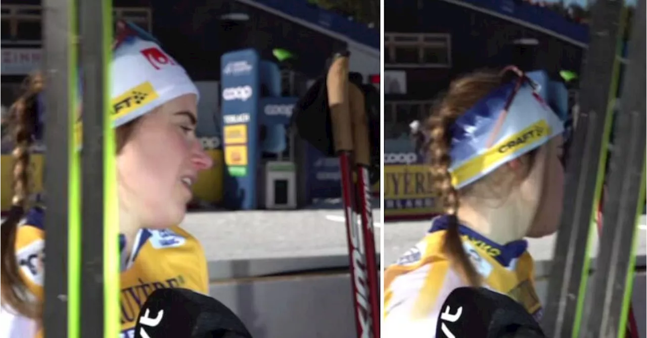 Ebba Andersson ut i Tour de Ski-sprinten