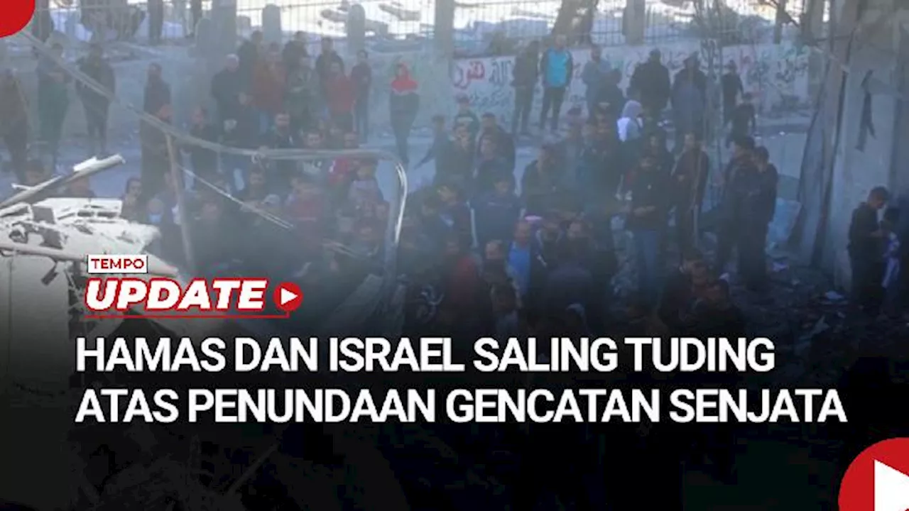 Perundingan Gencatan Senjata Gagal, Hamas dan Israel Saling Menyalahkan