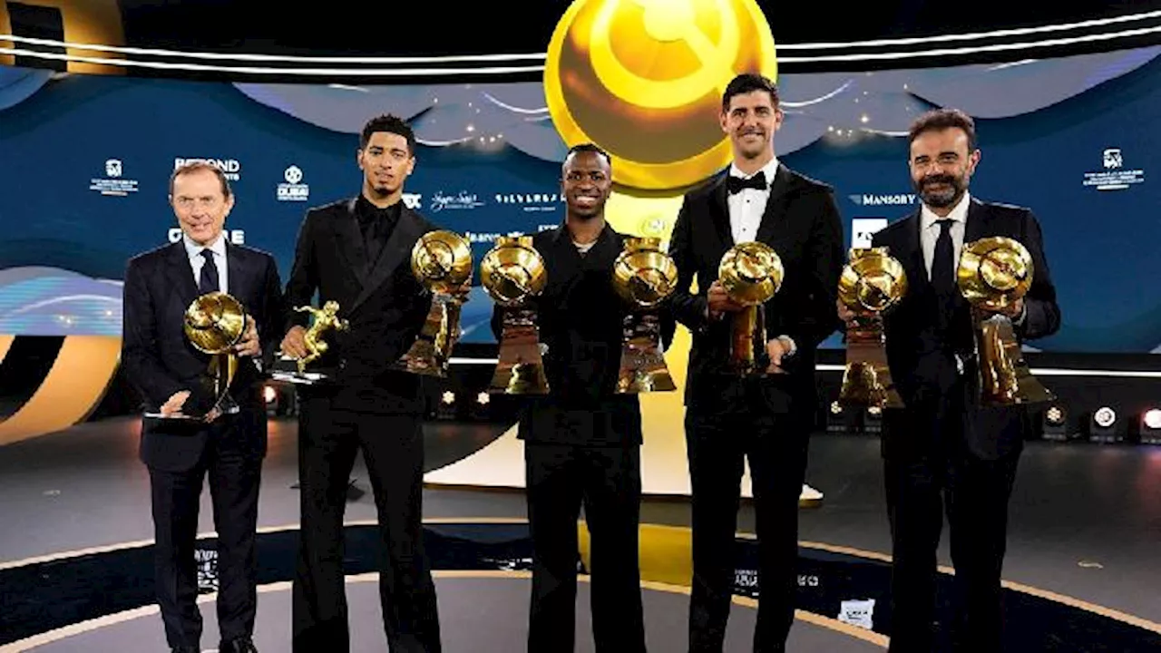 Real Madrid Raih Gelar Klub Terbaik Dunia di Globe Soccer 2024