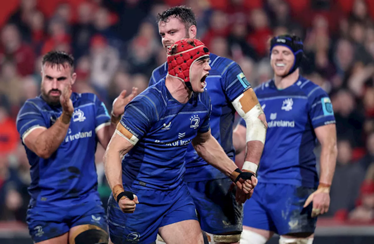 Leinster power to bonus-point win on tough night for Munster at Thomond