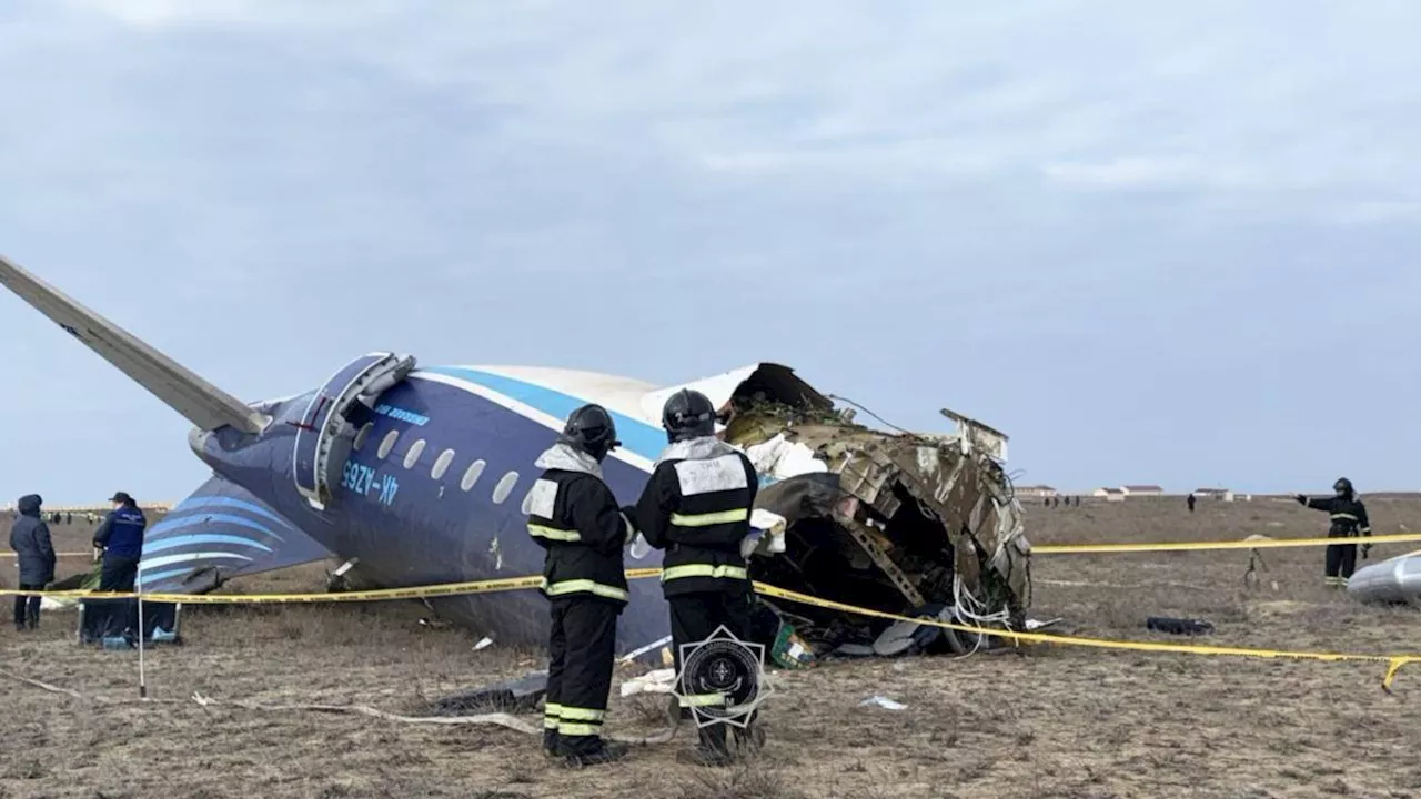 Azerbaijani minister suggests crashed plane was hit by weapon