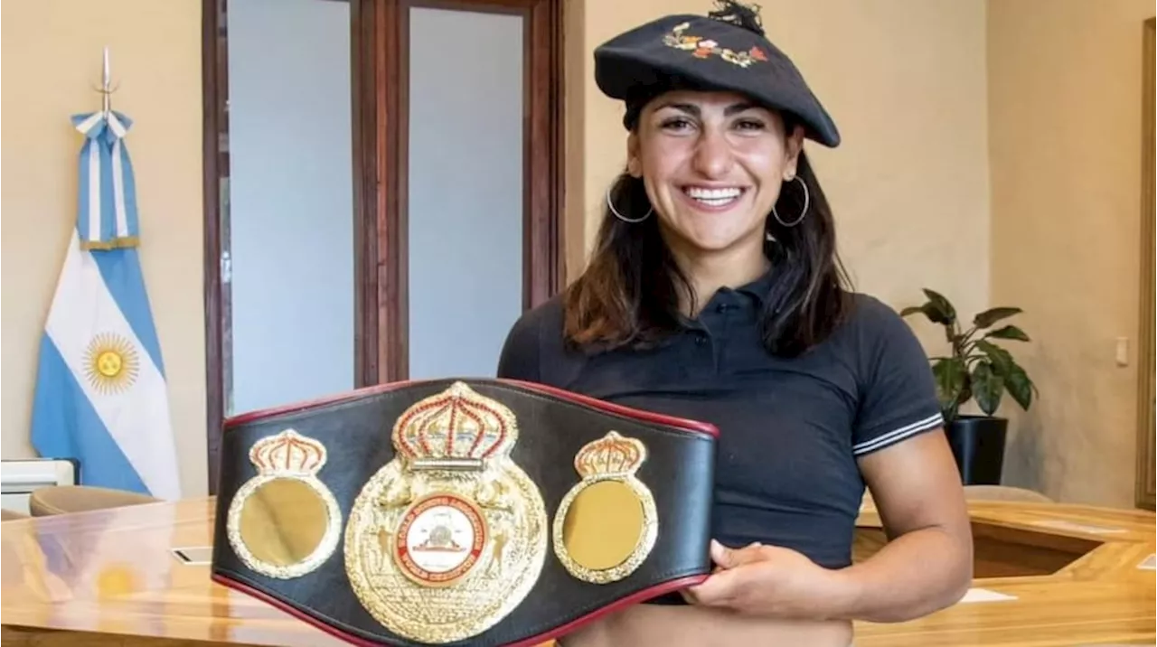 Le robaron el cinturón de campeona al boxeador Nazarena Romero