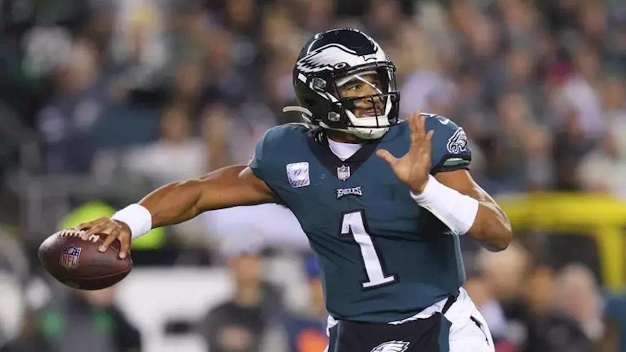 Eagles descartan a Jalen Hurts para el duelo ante los Cowboys