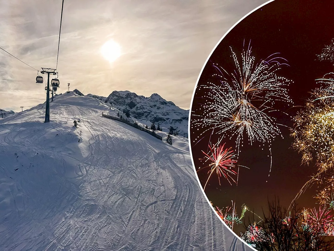 Sonnige Silvesterfeier in Vorarlberg