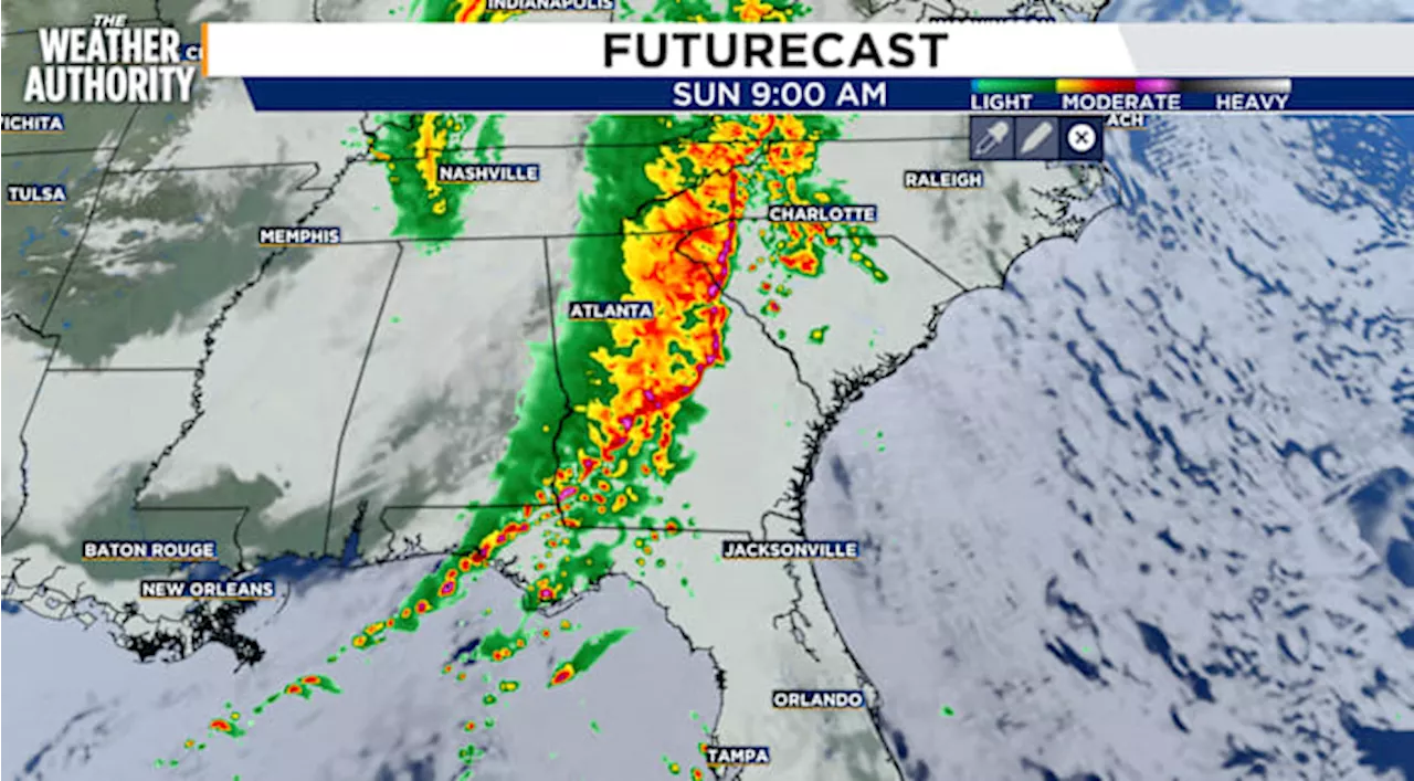 Severe Weather to Impact Southeast Georgia and Northeast Florida Sunday