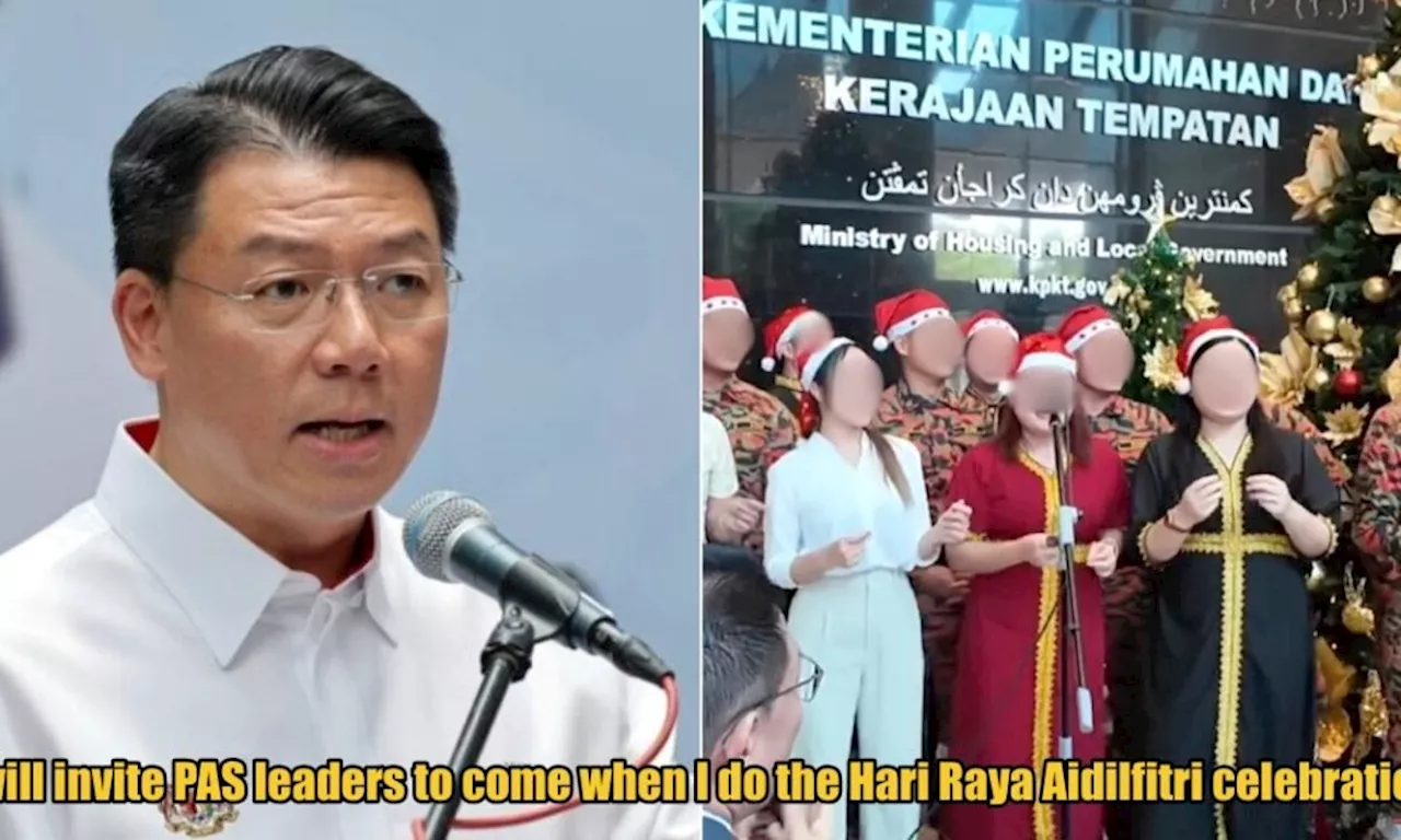 Nga Kor Ming Tells PAS to 'Repent' for Christmas Event Criticism, Invites Them to KPKT's 2025 Hari Raya Celebration