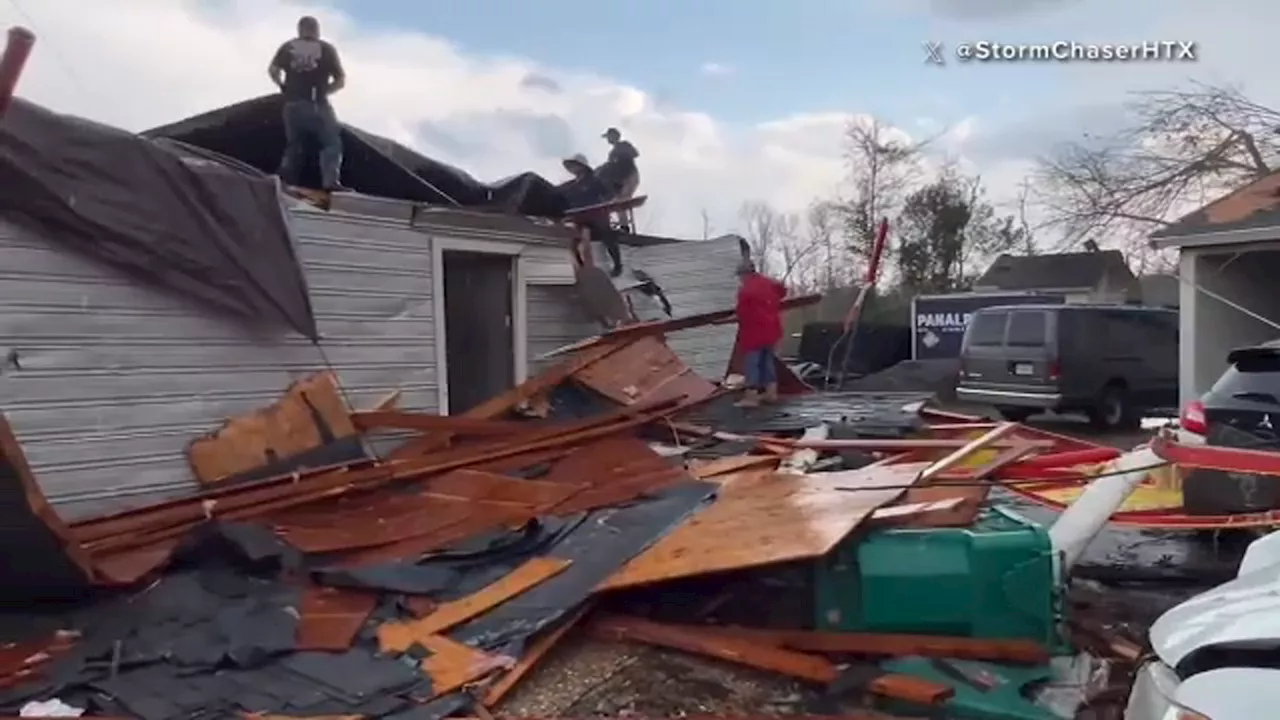 5 confirmed tornadoes that hit Waller, Montgomery, Brazoria, Galveston and Chambers Co., NWS says