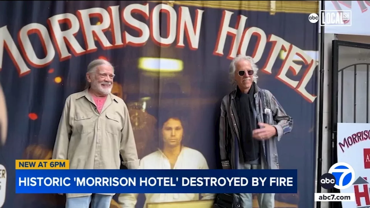 Iconic 'Morrison Hotel' Album Cover Building Destroyed by Fire