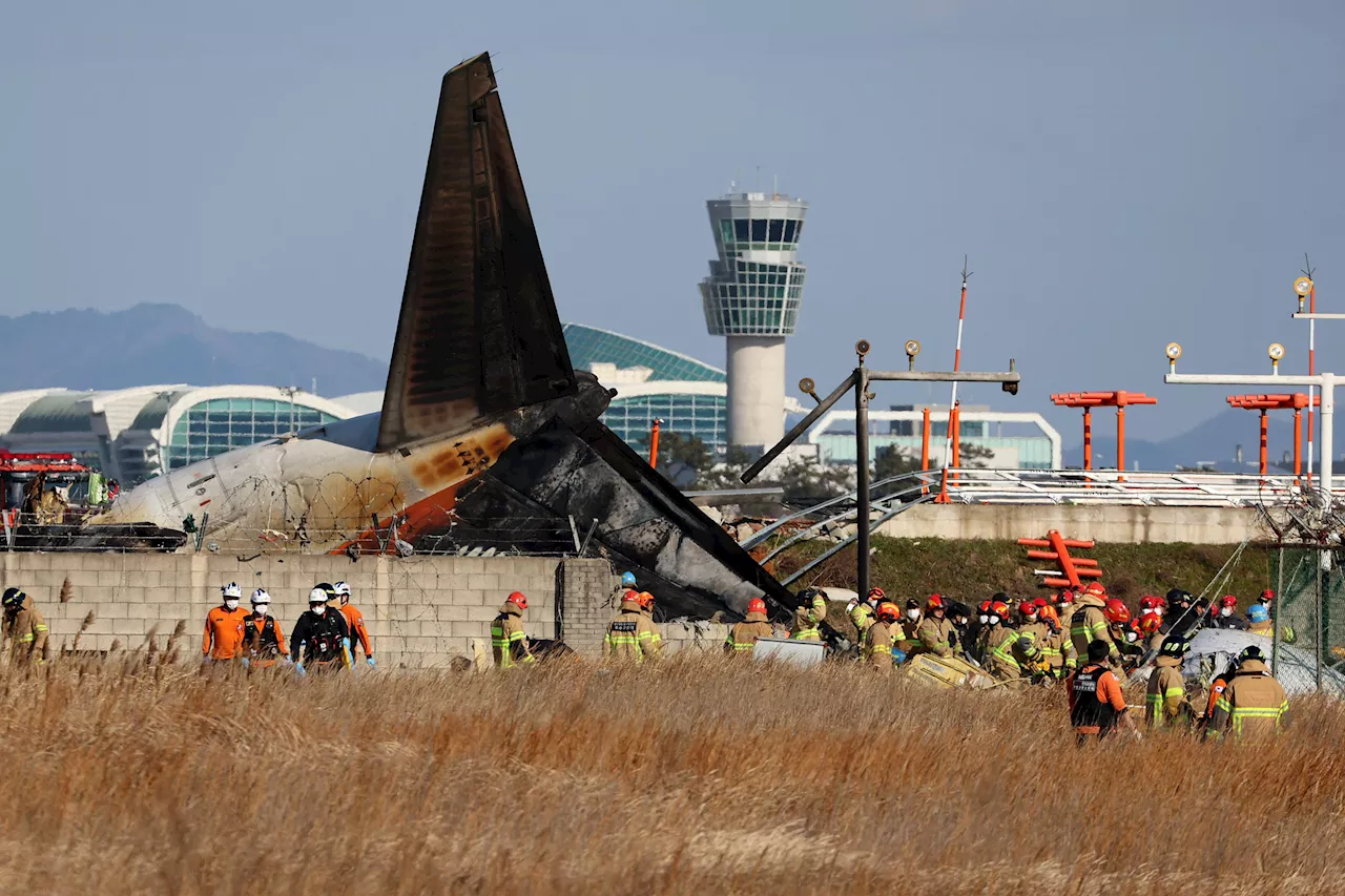 Scontro aereo in Corea del Sud: Si teme quasi il bilancio completo