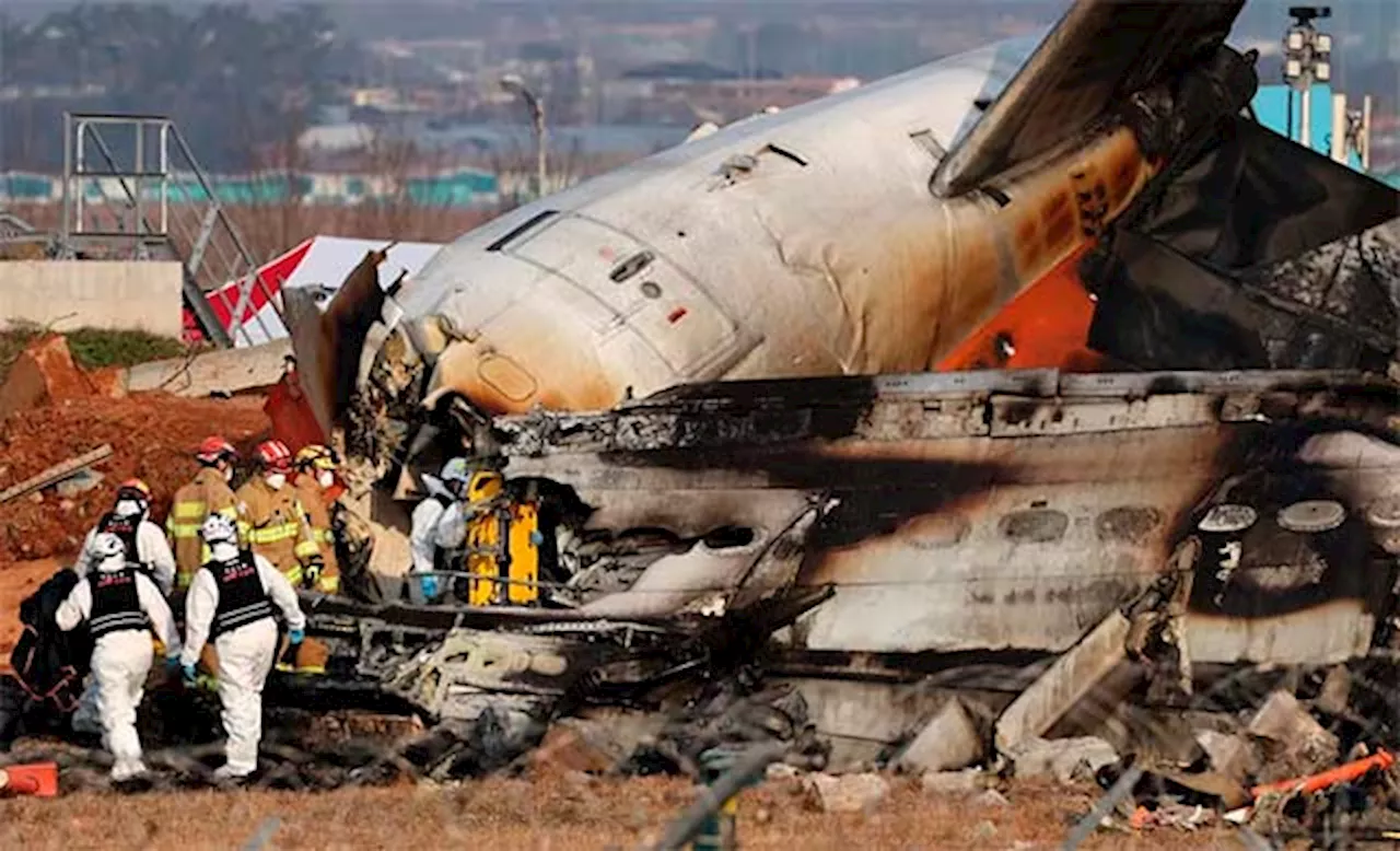 Accidente de avión en Corea del Sur; hay 179 fallecidos; sólo 2 sobrevivieron