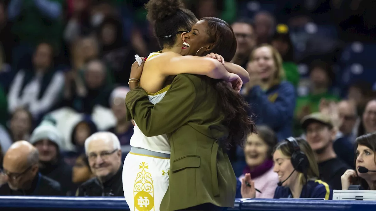 No. 3 Notre Dame women rout Virginia for Olivia Miles' 100th career win