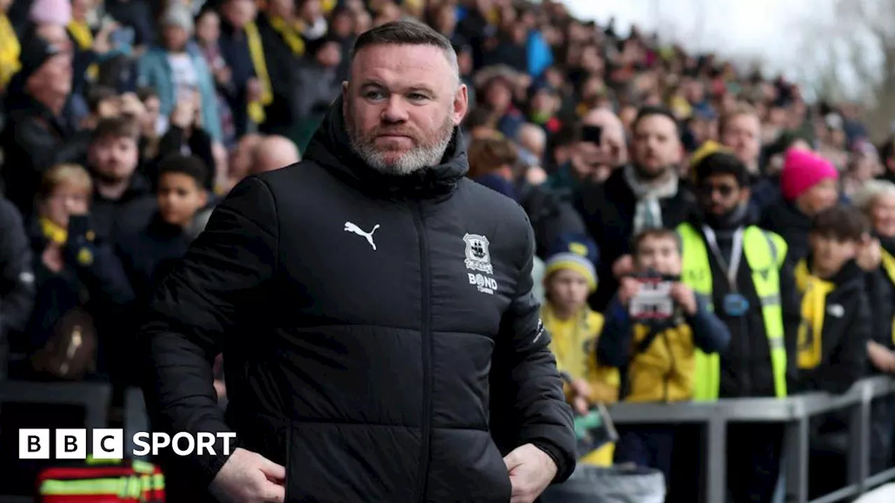 Rooney Remains Unfazed by Plymouth Argyle Fan Criticism