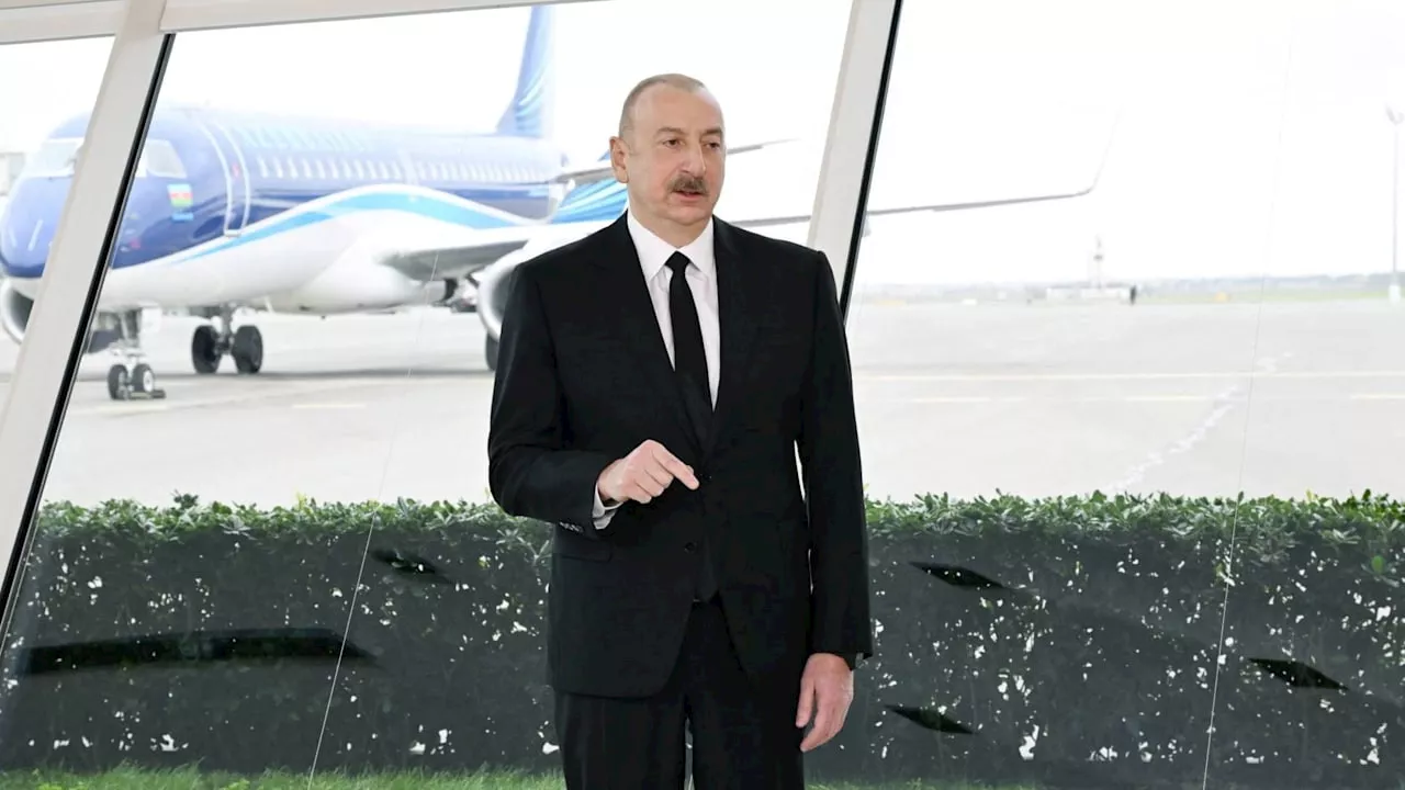 Aliyev fordert Putins klares Schuldeingeständnis für Flugzeugabsturz