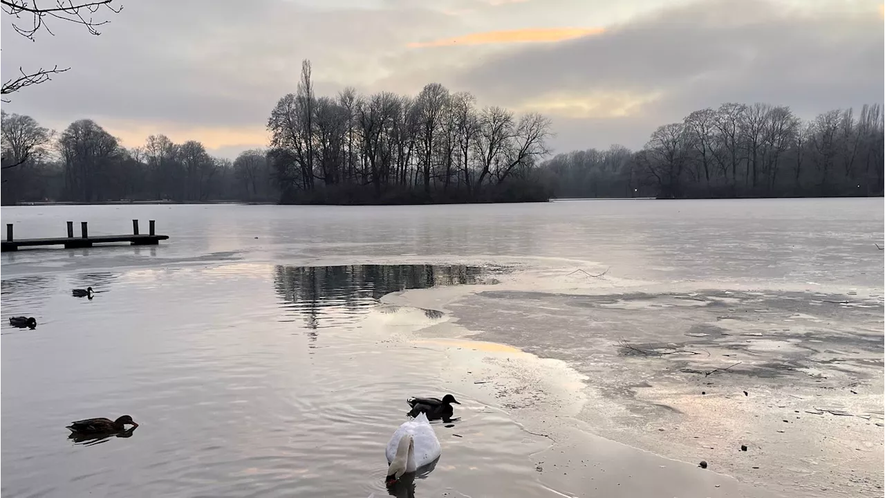 Polizei warnt vor Eisgang auf Münchner Seen und Weihern