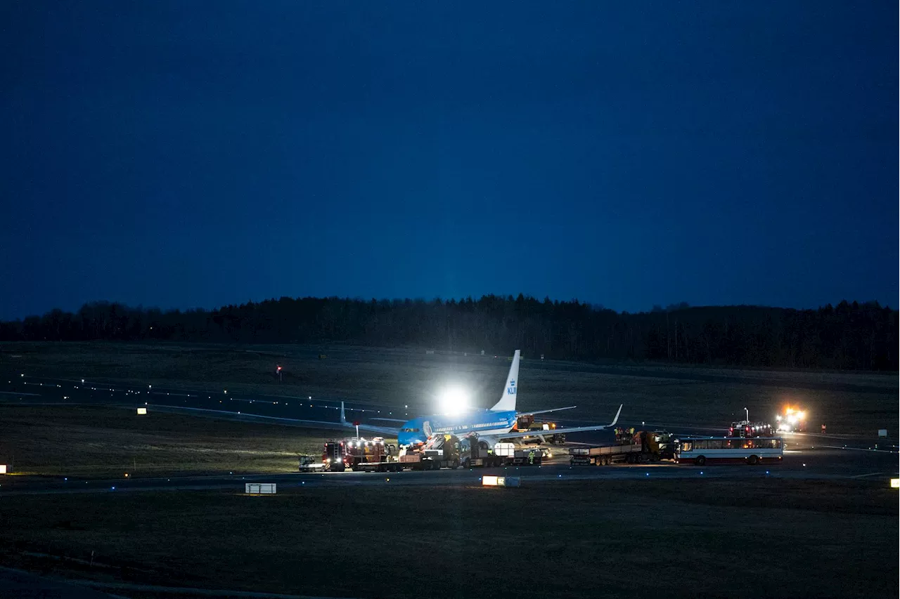 KLM-fly nødlandet på Torp etter hydraulikkfeil