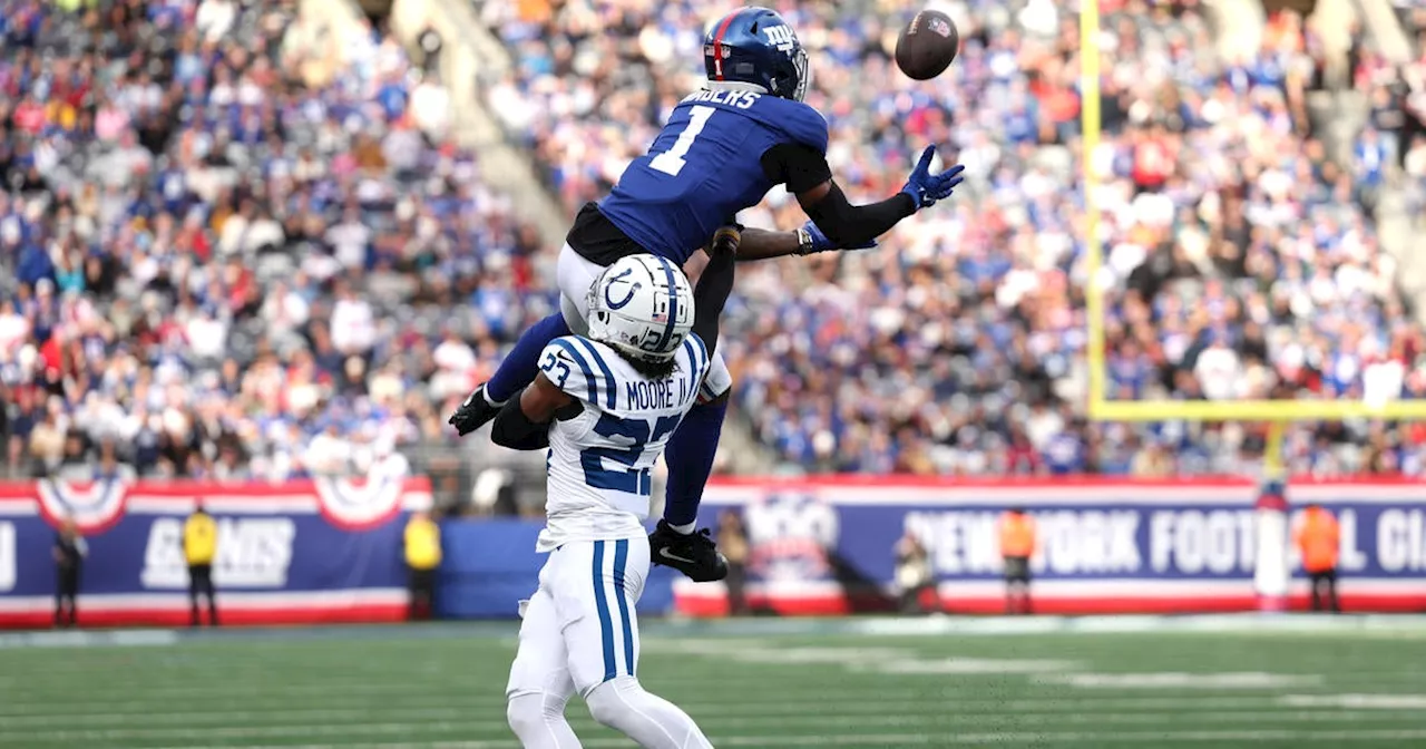 New York Giants End Losing Streak With 45-33 Victory Over Colts