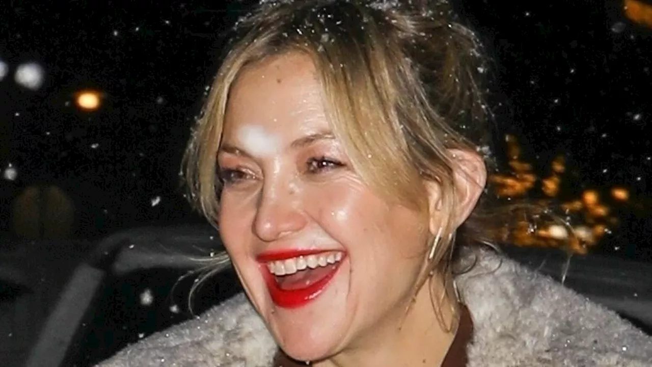 Kate Hudson Celebrates Christmas in Aspen with Family