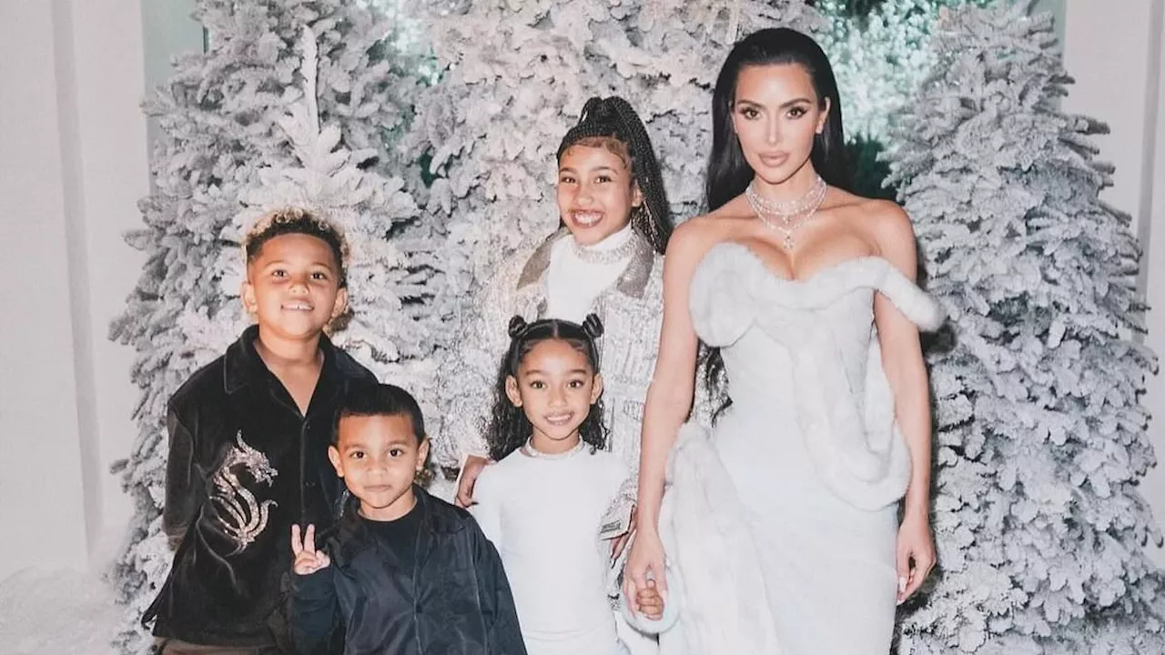 Kim Kardashian's Kids Slay Holiday Photoshoot