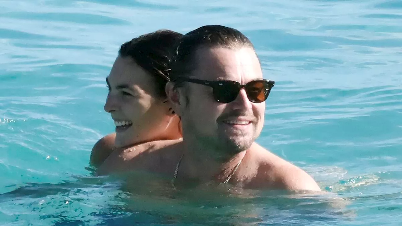 Leonardo DiCaprio Looks Relaxed While Swimming With Girlfriend Vittoria Ceretti in St. Barts