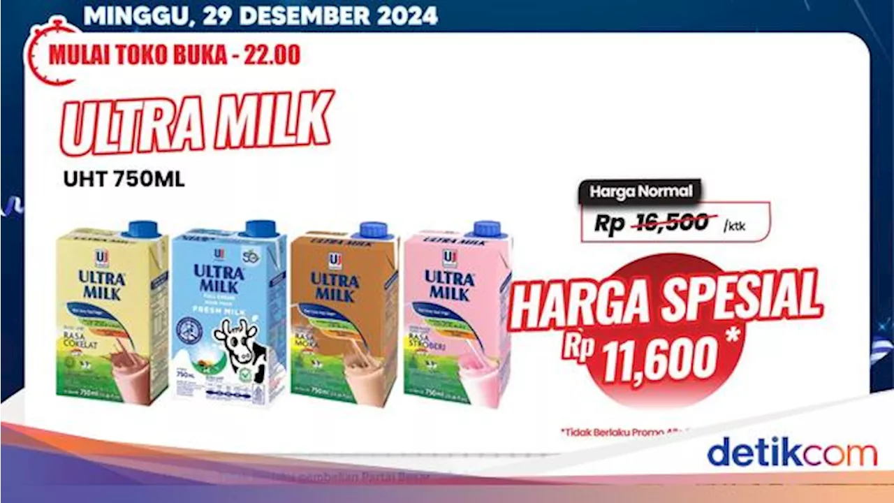 Borong Susu Kotak Jumbo di Transmart Full Day Sale Murah Banget, Segini Harganya