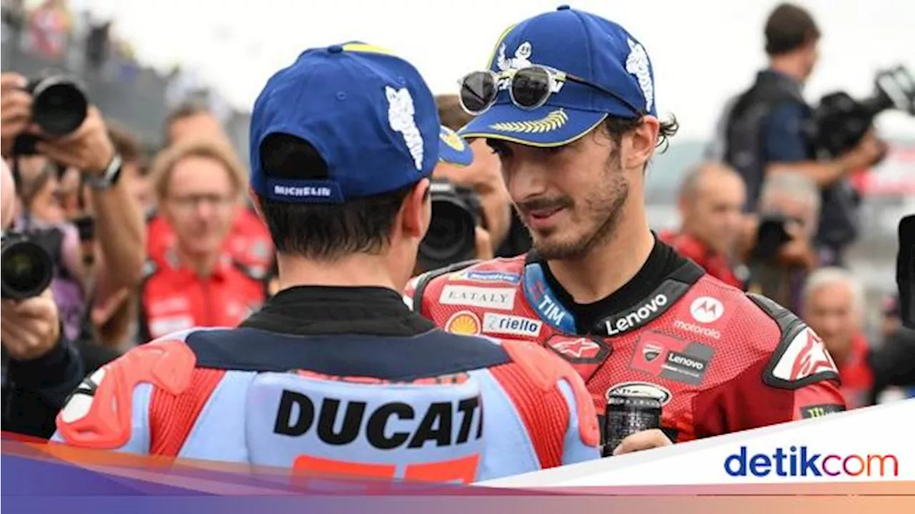 Marini pada Bagnaia: Kalahkan Marquez, lalu Jadi Salah Satu GOAT