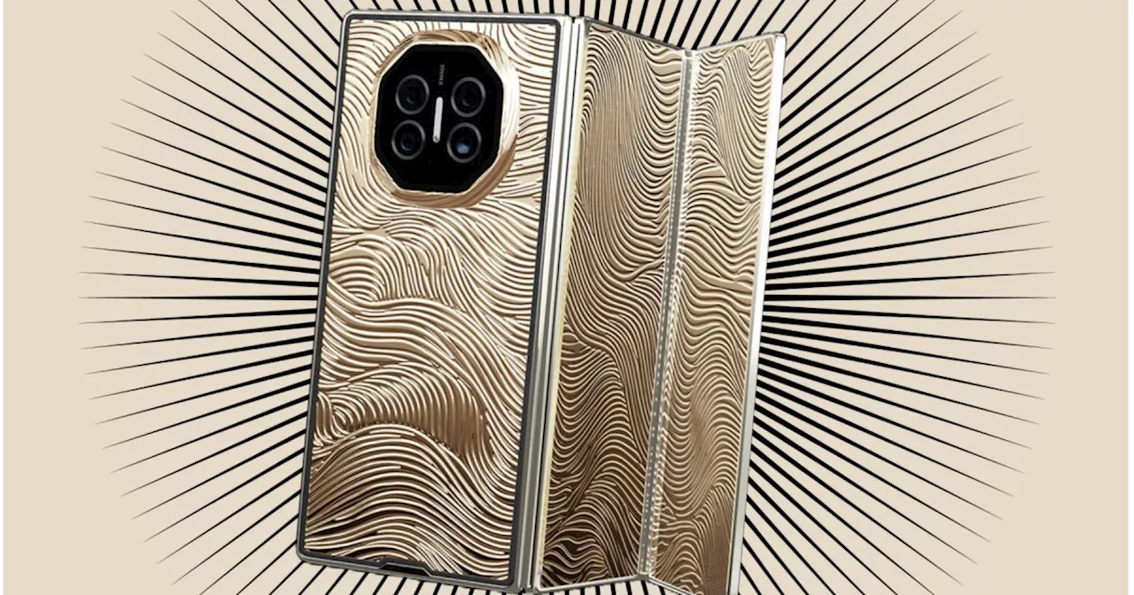 Caviar's Gold-Covered Huawei Mate XT: A Smartphone Steeped in History