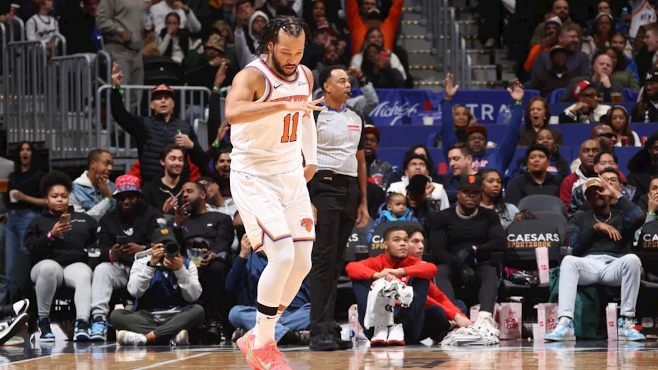 Brunson Leads Knicks to Overtime Victory Over Wizards