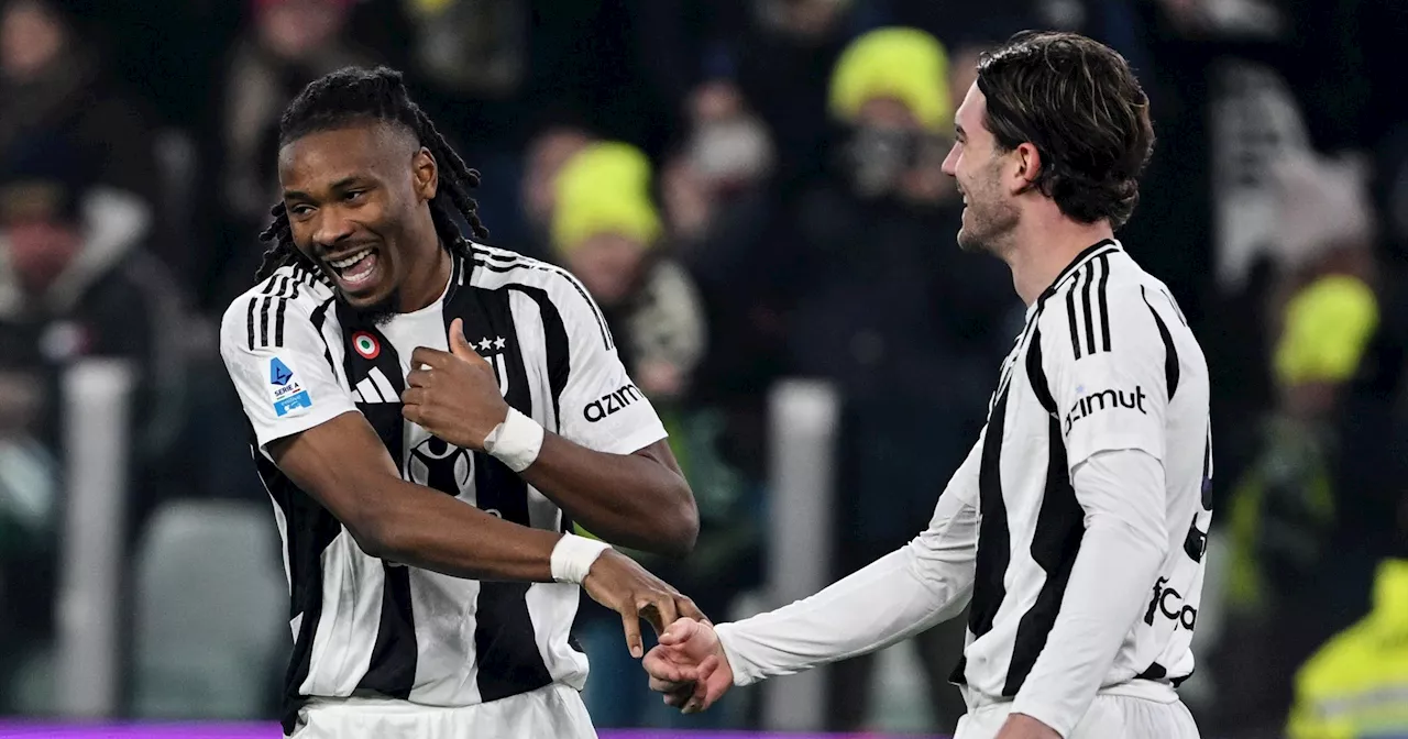 Juventus-Fiorentina 2-2: Thuram si conferma il migliore, Vlahovic nervoso