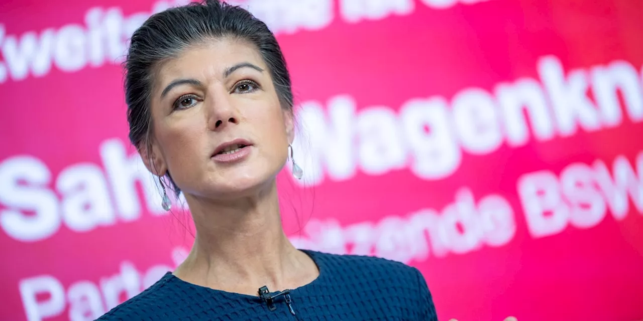 Die Linke Herausforderin: BSW-Gründerin Wagenknecht im Interview