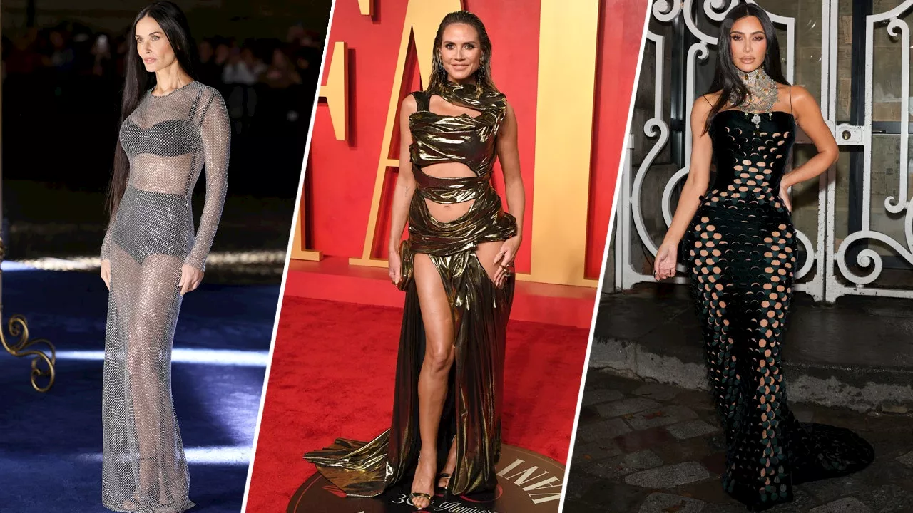 Red Carpet Glamour: Demi Moore, Heidi Klum, and Zendaya's Showstopping Looks