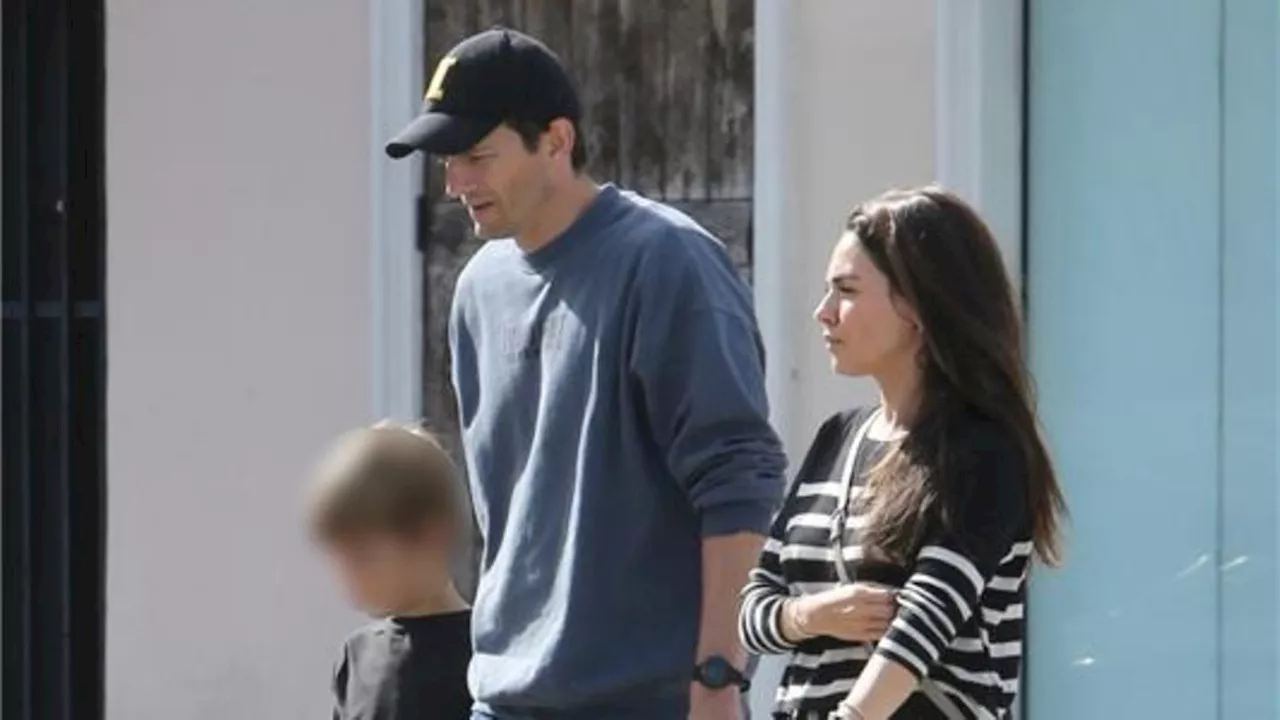 Ashton Kutcher und Mila Kunis zeigen sich angespannt bei Shoppingtour