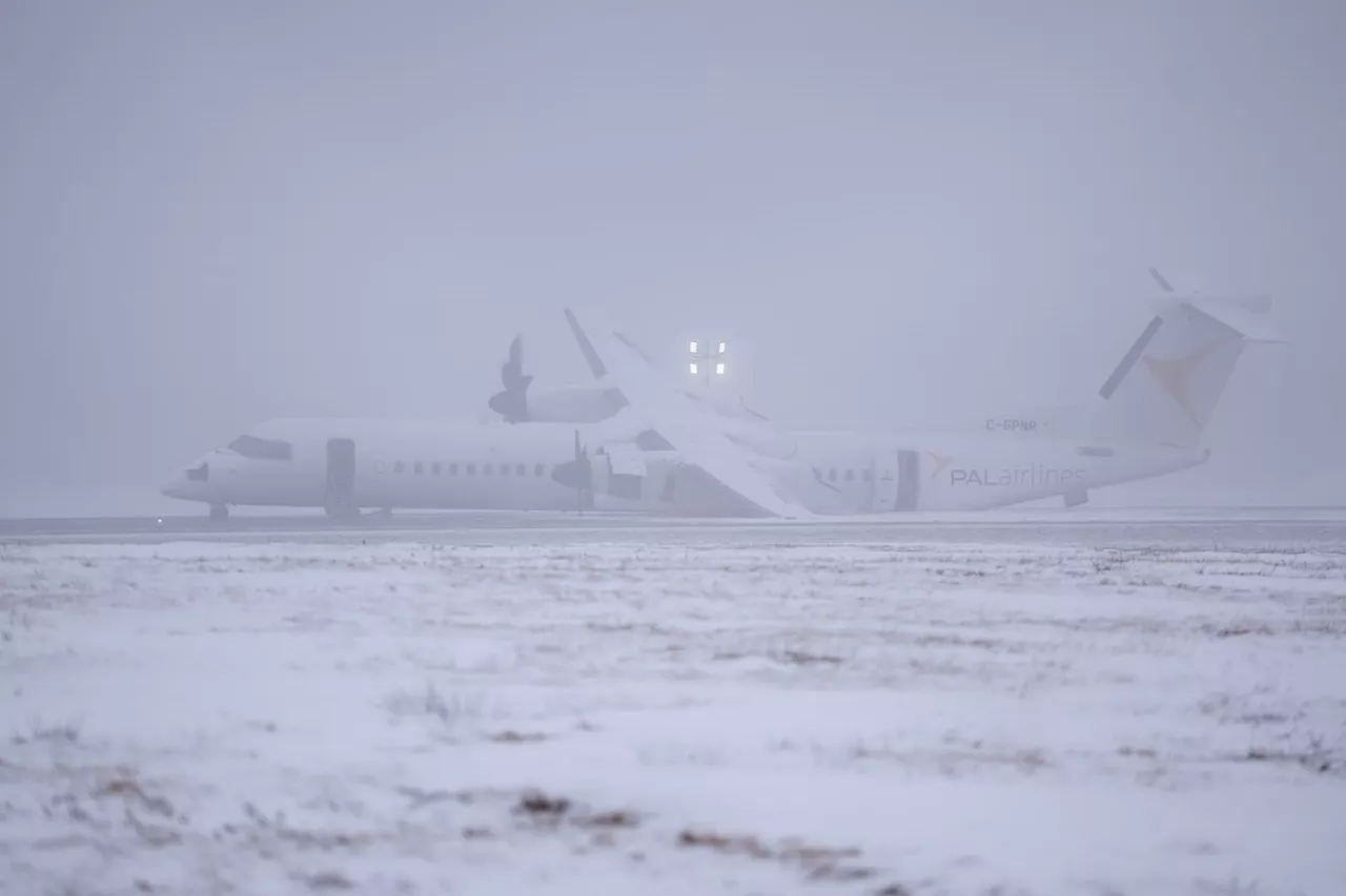 Plane Skids Off Runway, Catches Fire at Halifax Airport