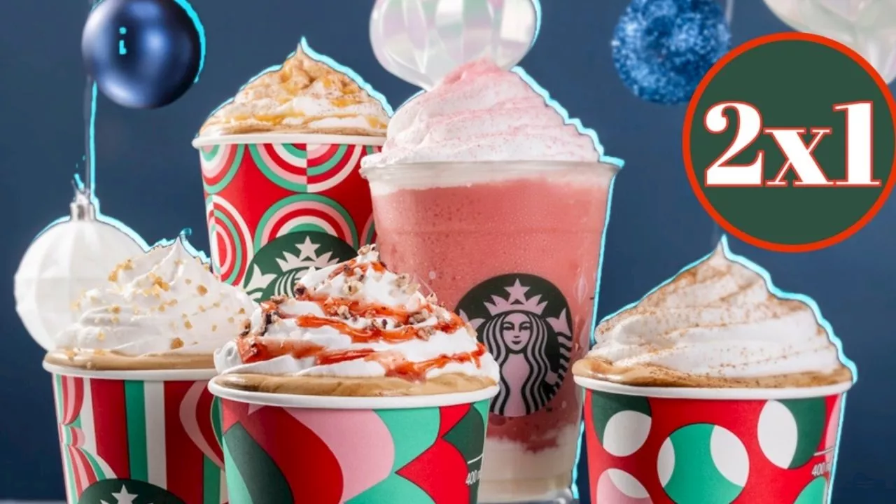 Cafés al 2x1 en Starbucks, estas son todas las bebidas que entran en la promoción