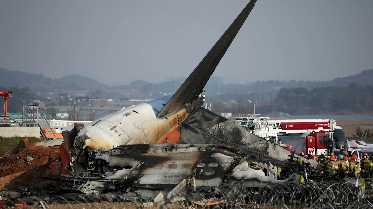 Flugunfall in Südkorea: 179 Tote bei Bauchlandung