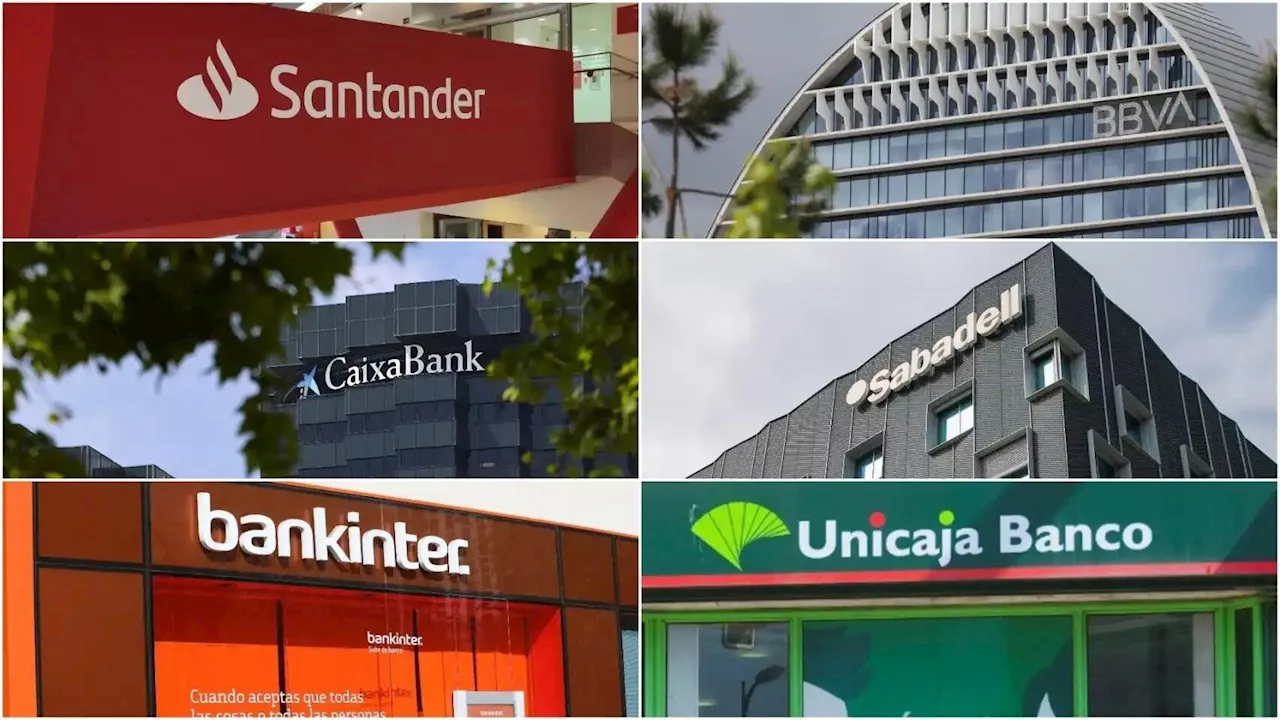 Los bancos españoles se recuperan en bolsa en 2024