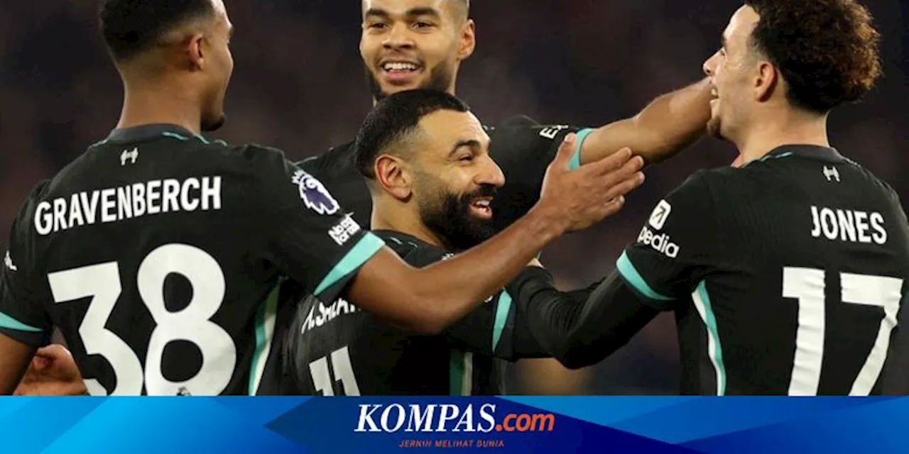 Mohamed Salah Cetak Gol dan Assist untuk Liverpool di London Stadium