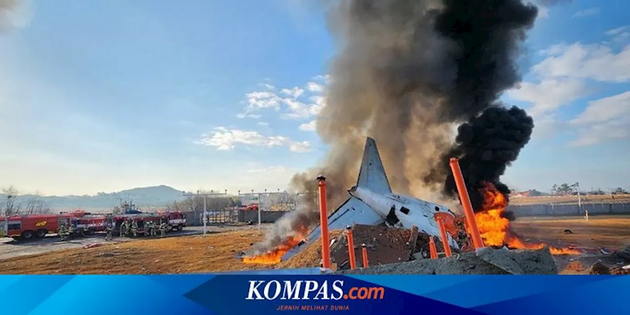 Pesawat Jeju Air Jatuh di Bandara Muan, 47 Tewas