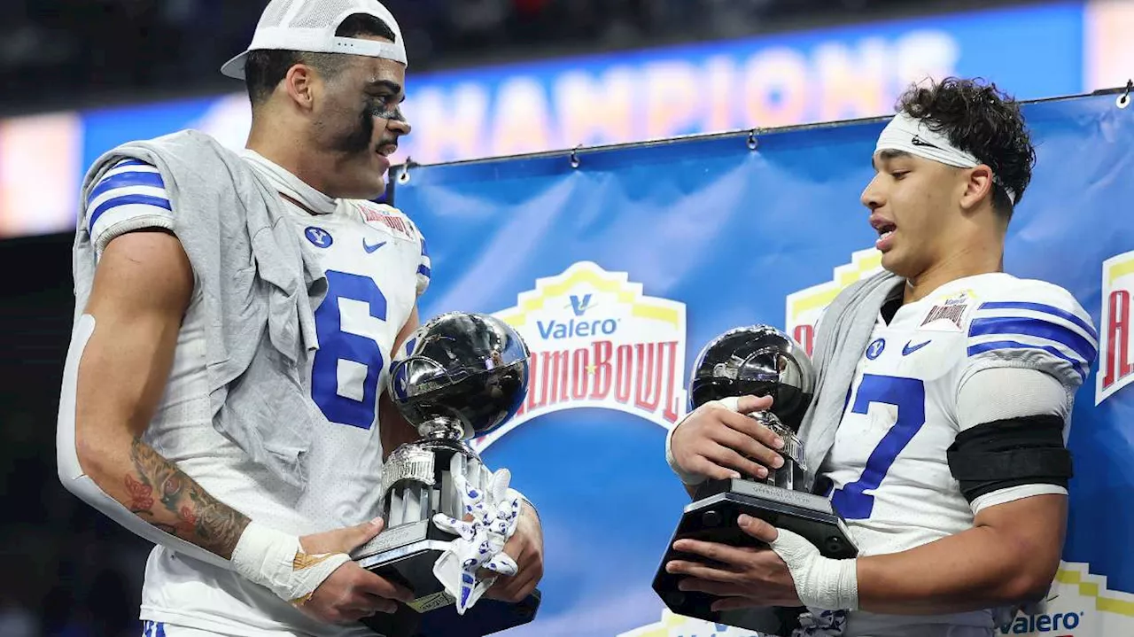 BYU Celebrates Alamo Bowl Victory