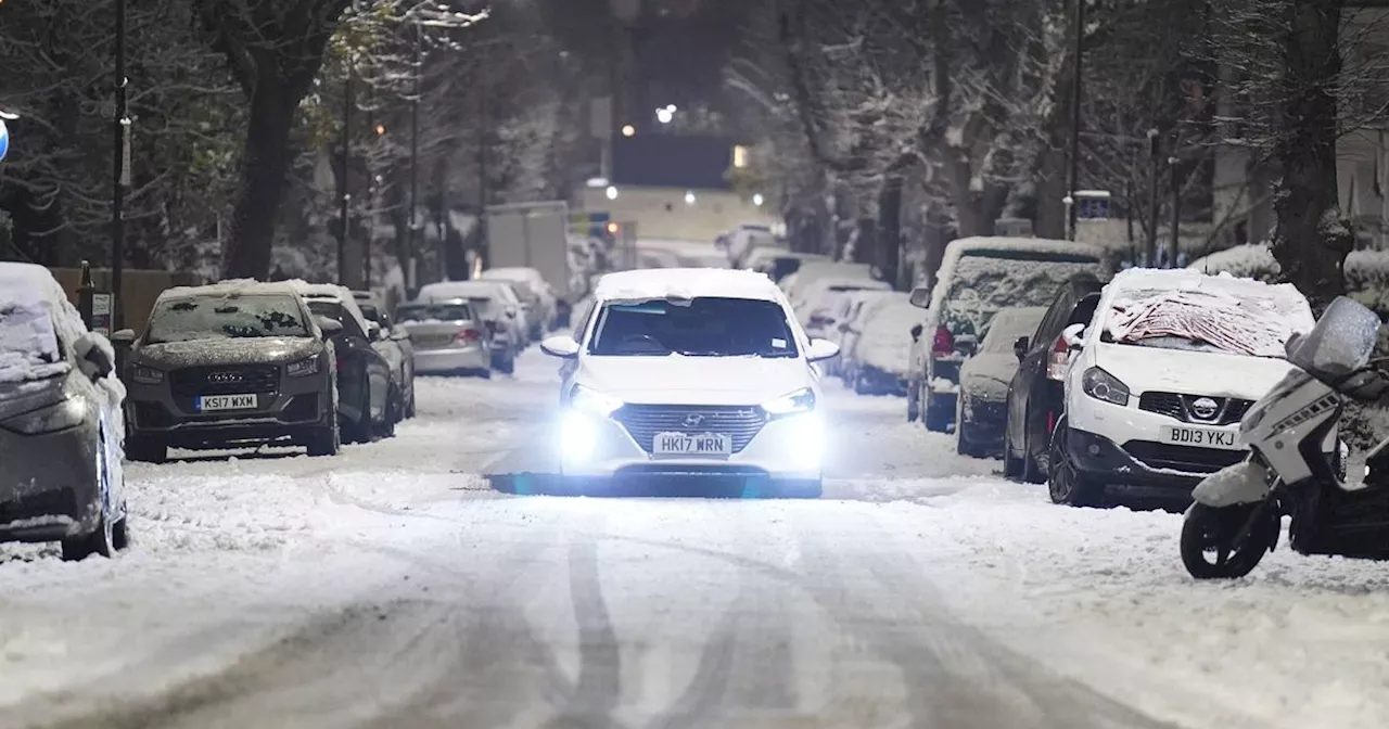 UK Snow and Ice Warning Issued for Wednesday and Thursday