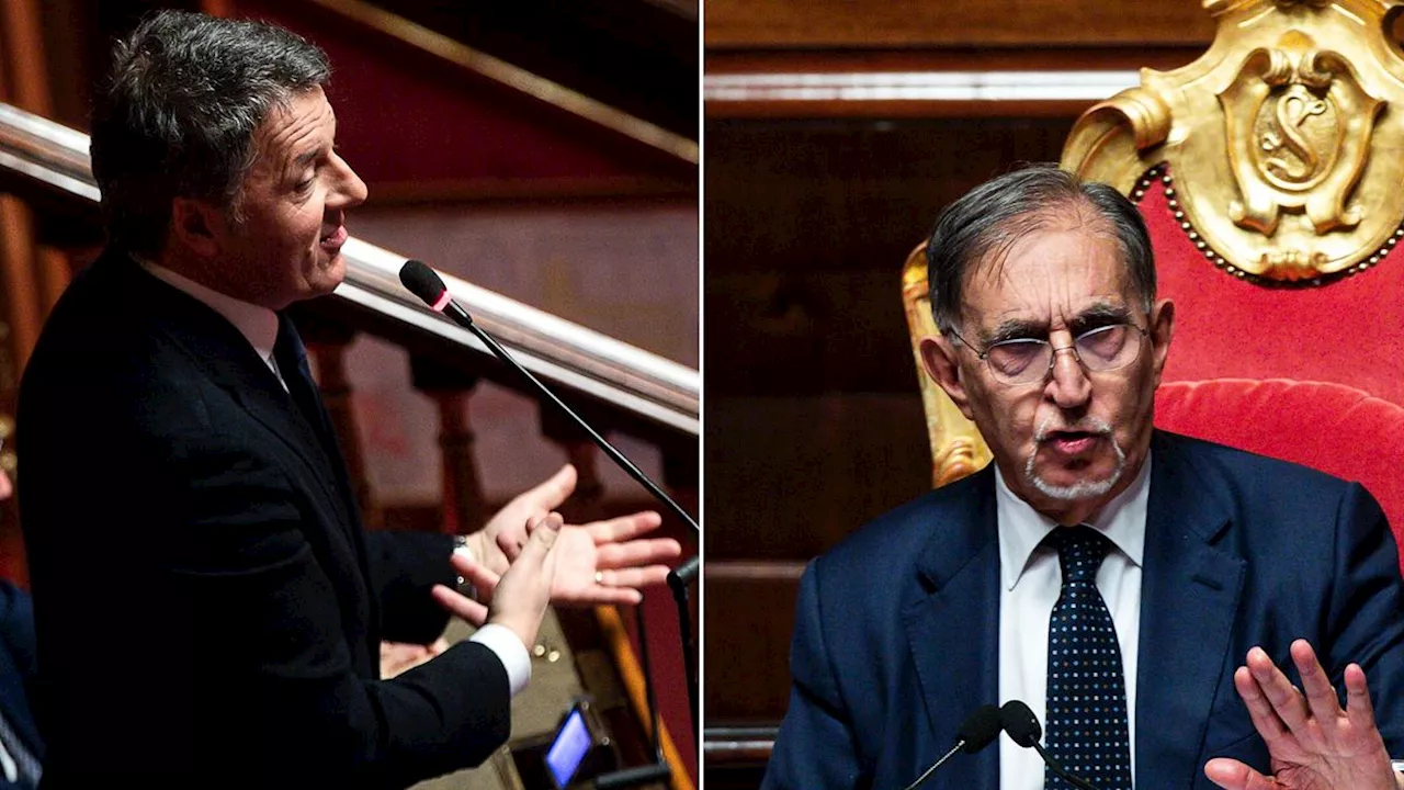 Renzi e La Russa in scontro in Senato sulla Manovra