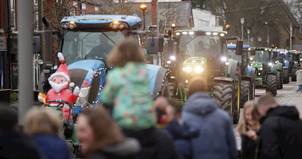 Giant Tractor Convoy Pays Tribute to Farming Community